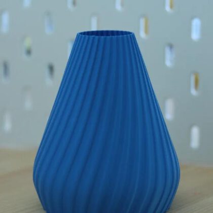 Designvaas met golvende vorm