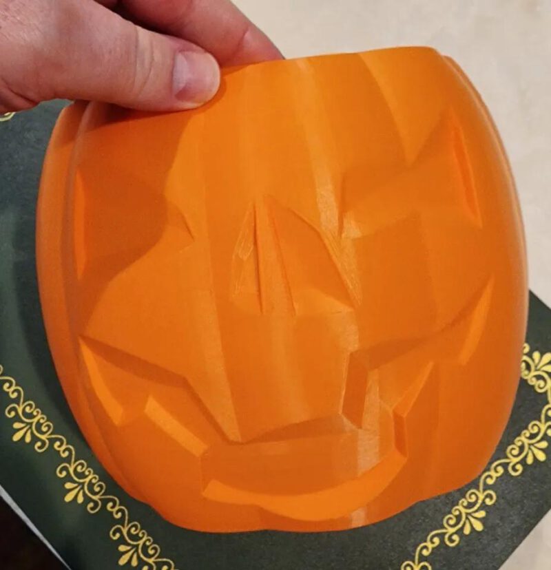 Halloween Pompoen Vaas met Gezicht - Afbeelding 4