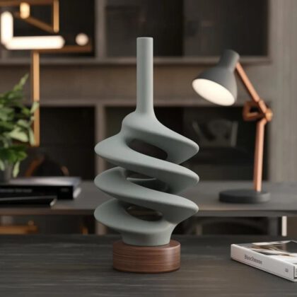 Deco vaas met facetten