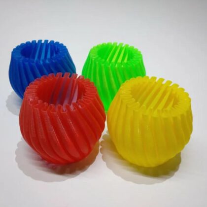 Spiraalvormige Mini Vaas of Planter