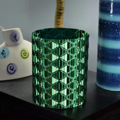 Mosaic Tie Ripple Vase