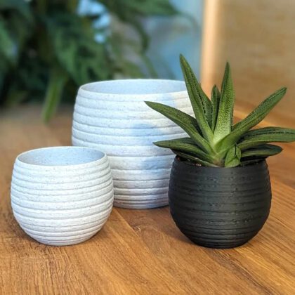 Carved Honeypot Planter