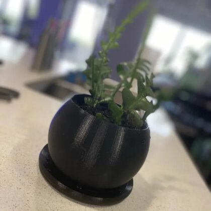 Planter Pot with Drainage and Basin