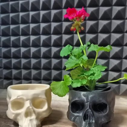 Skull Flower Pot