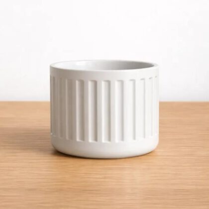 Modern Ribbed Planter Pot | Minimal Fluted Design | Vase Mode