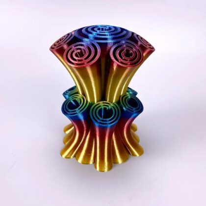 Scroll Vase