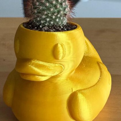 Rubber duck flowerpot