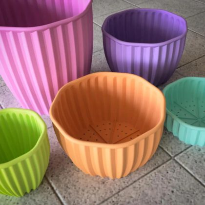 Octagonal Flower Pot in Various Sizes