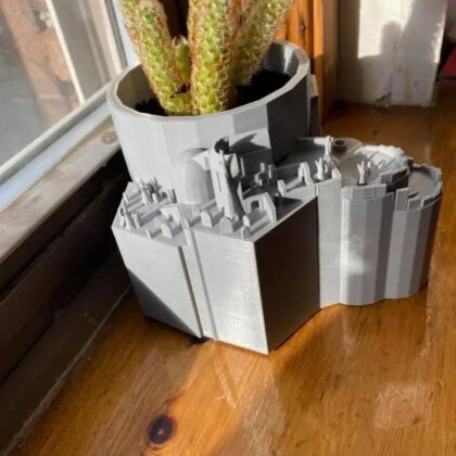 Dark Souls Firelink Shrine planter pot
