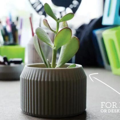 Striped Pot