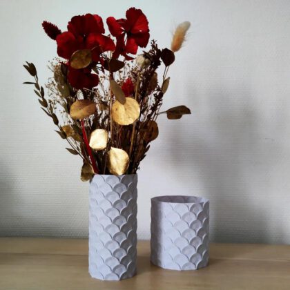 "Fishscale" Vase & Planter
