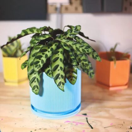 6 inch mid century modern planter (vase mode)