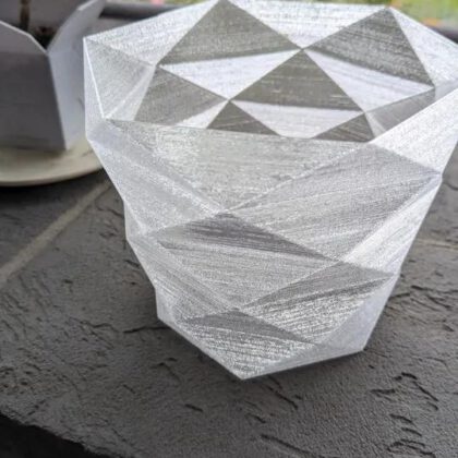 Wavy Hex Vase