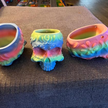 Sugar Skull Floating Planter