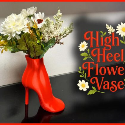 High Heel Flower Vase