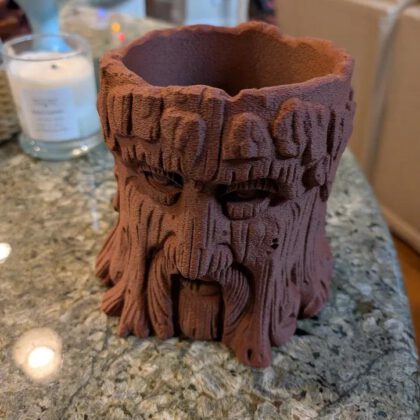 Old man wood planter box