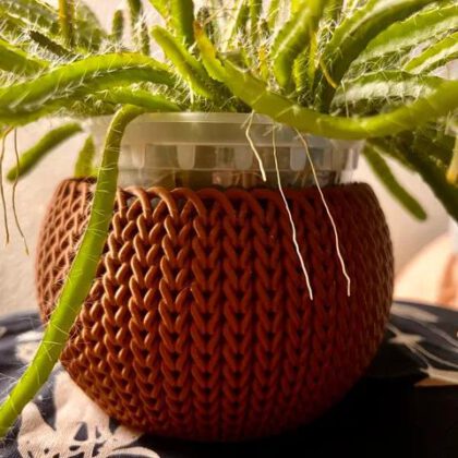 knitted planter