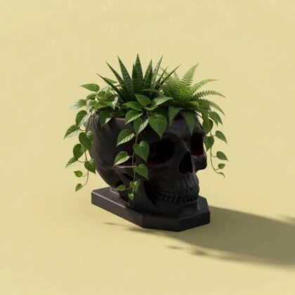 Skull Planter Pot