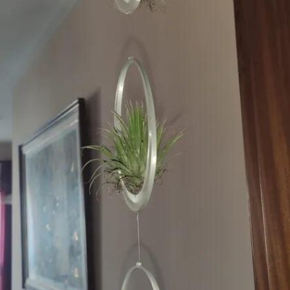 Hanging planter/ Frame for air plants - Chainable