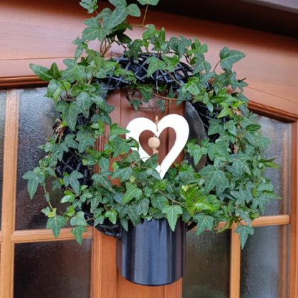Living door wreath/door decoration (živý věnec na dveře)