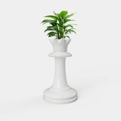 Queen chess planter
