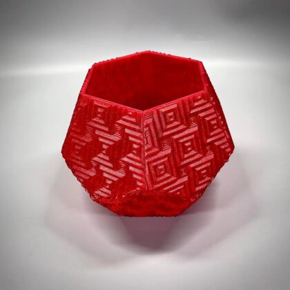 Dodeca Pinwheel Ripple Vase