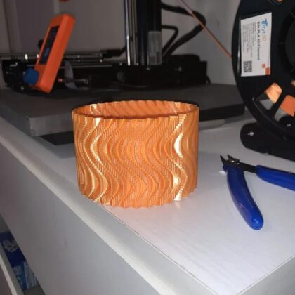 Cubic Sin Wave Vase