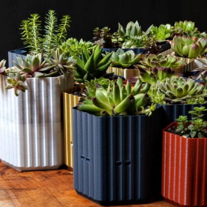 A Self Watering Planter (One Print in Spiral Vase)