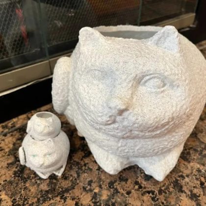 Fat Cat bowl/planter