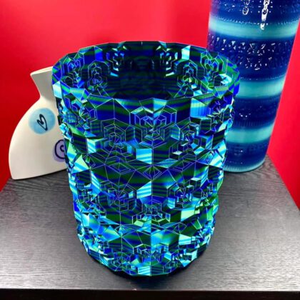 Tri-Hex Ripple Vase