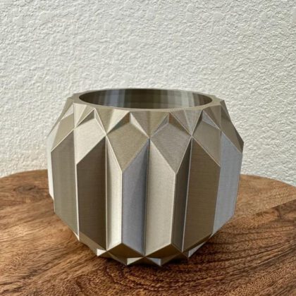 modern geometric sphere planter