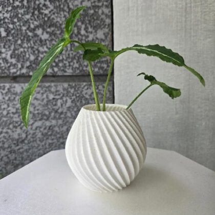 Swirl vase design