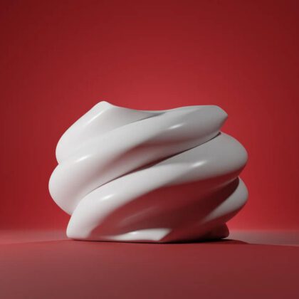 Modern Twisted Planter