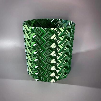 Herringbone Ripple Vase