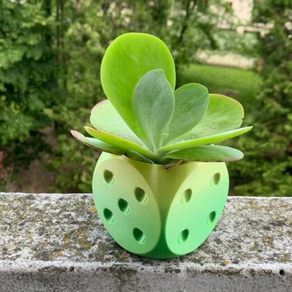 Dice Bloem Pot Vaas Mode With Inner Pot