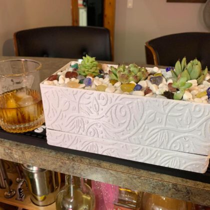 Textured planter