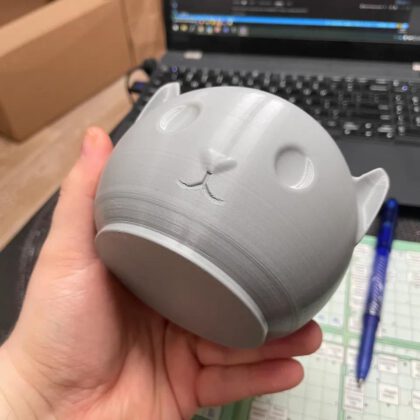 Cat planter without holes