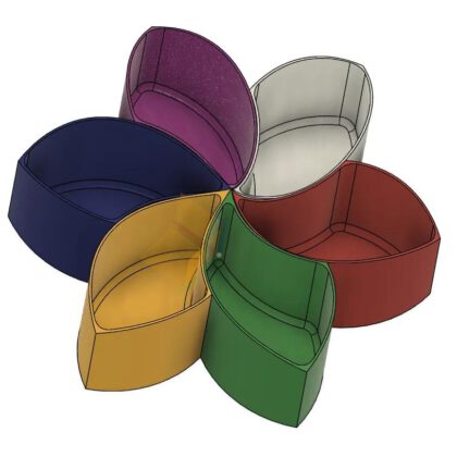 plant pot - petals